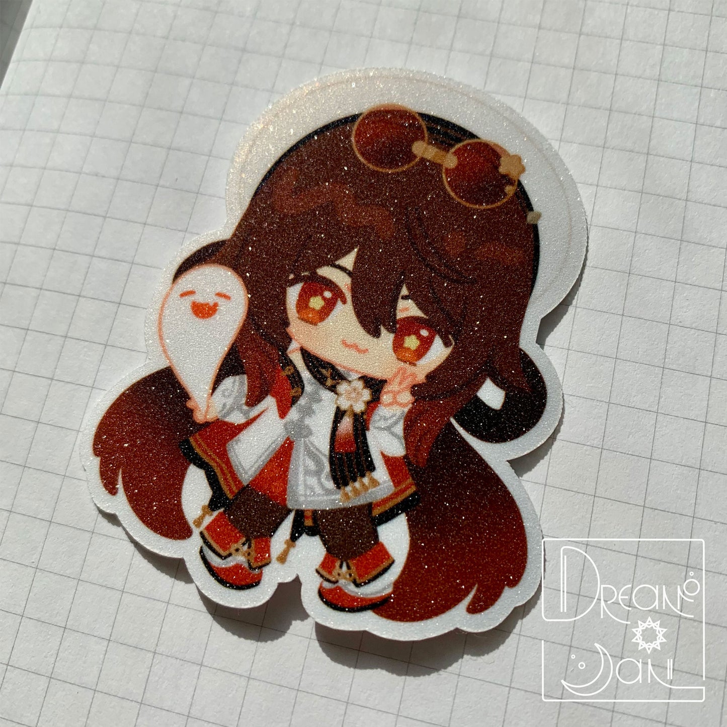 Hutao (Cherries Snow Laden) Sticker