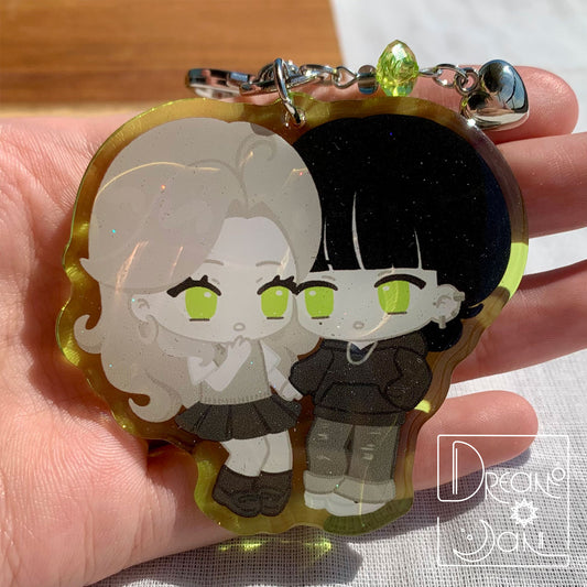Green Yuri Keychain (MitsuAya)