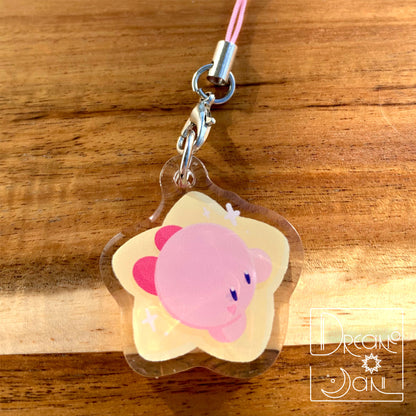 Kirby Star Phone Charm