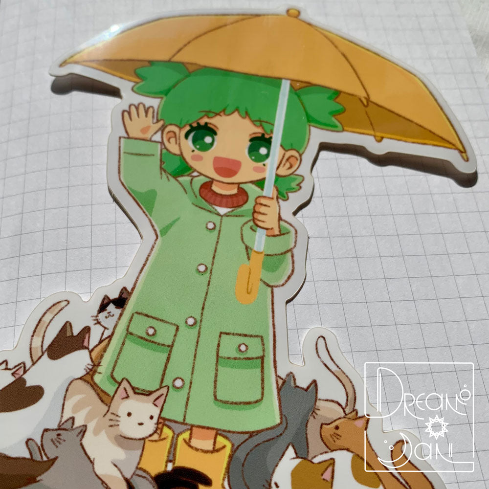 Yotsuba & Kitties Sticker