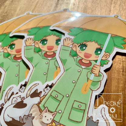 Yotsuba & Kitties Sticker