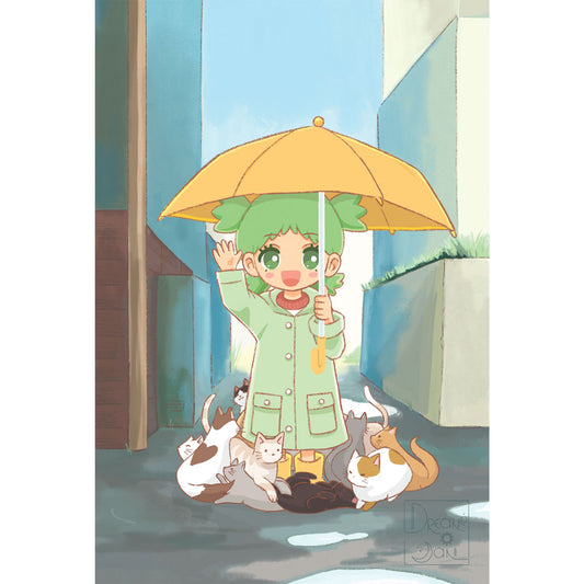 Yotsuba & Kitties Postcard